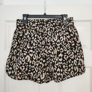 H&M Animal Print Shorts. Size Small